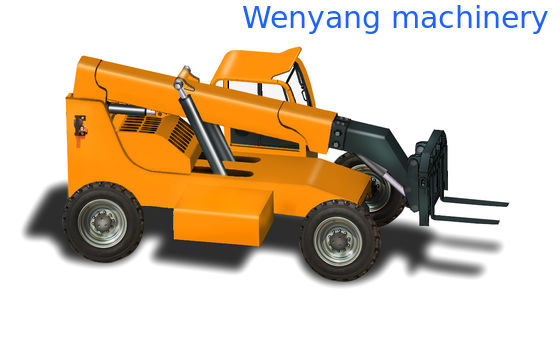 الصين صنع في الصين 4.5 طن 4WD محرك Cummins 93KW ارتفاع الرفع 8 متر تلي handler المزود