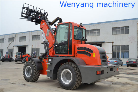 الصين الصين صنعت معدات تكديس التبن رافعة شوكية تلسكوبية 4WD 2.5 طن المزود