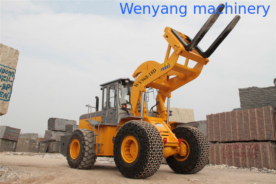 مبيعات ساخنة WY968-18D محمول عجلات 18 طن مع شوكة حاويات مع محرك Weichai 175KW المزود