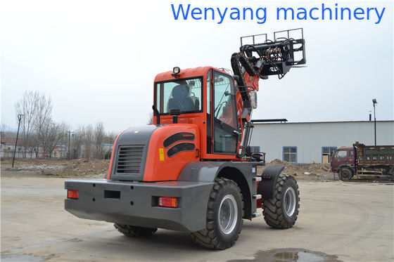 الصين صنعت معدات تكديس التبن رافعة شوكية تلسكوبية 4WD 2.5 طن المزود