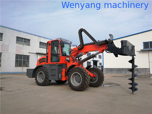 WY2500 معدات بناء محمولة تلسكوبية 4WD مع محرك الأرض المزود