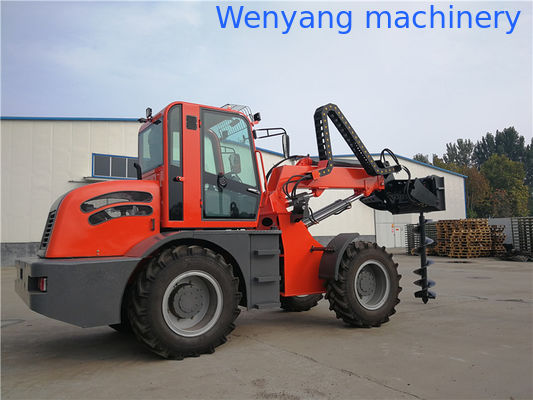 WY2500 معدات بناء محمولة تلسكوبية 4WD مع محرك الأرض المزود