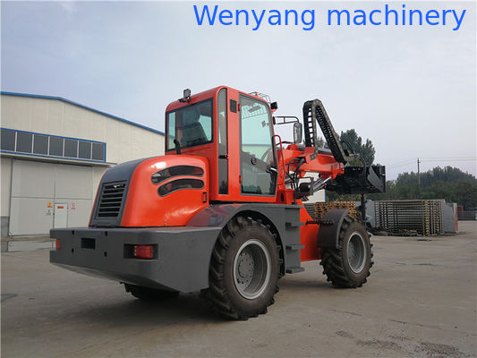 2.5 طن الأرض machienry 4WD معالجة تلسكوبية مع محرك الأرض المزود