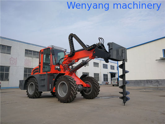 آلات زراعية بوزن 2.5 طن، دفع رباعي، رافعة تلسكوبية، مع مثقاب أرضي المزود