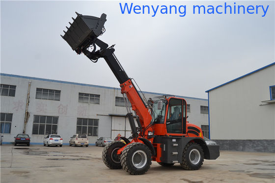 WY2500 earth machinery 4WD  telescopic loader with lawn mower المزود