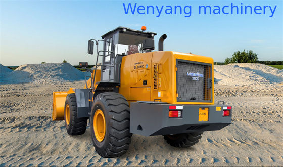 شاحن عجلات 5 طن Lonking ZL50NC مع دلو فحم 4.2m3 Weichai WD10G220E21 المحرك المزود